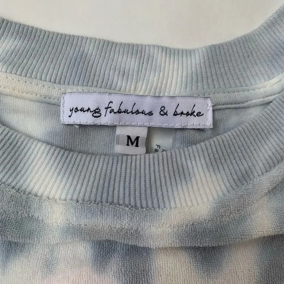 NWT young Fabulous & Broke Tie Dye crewneck size Medium - Picture 2 of 7